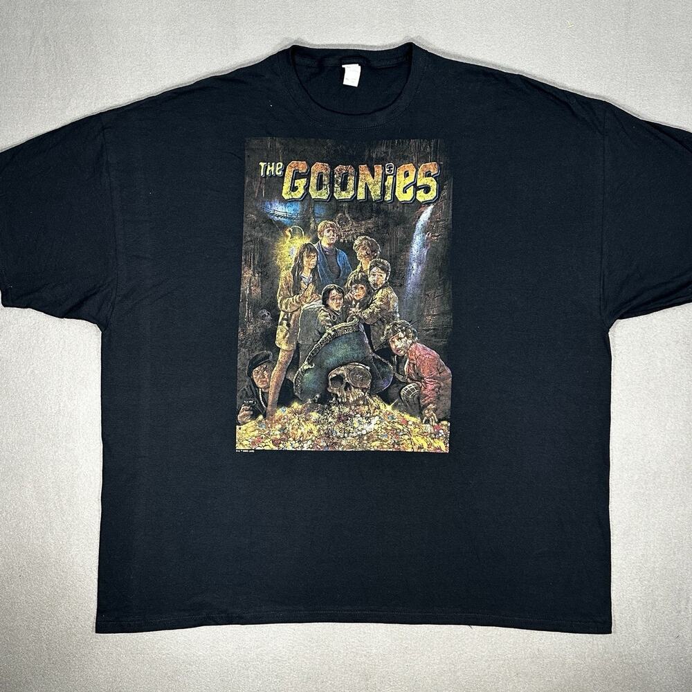 The Goonies Movie Graphic T-Shirt Black Men’s 4XL DC Comics Batman Logo